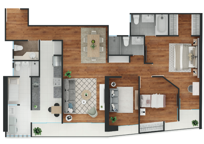 Flat tipo 4